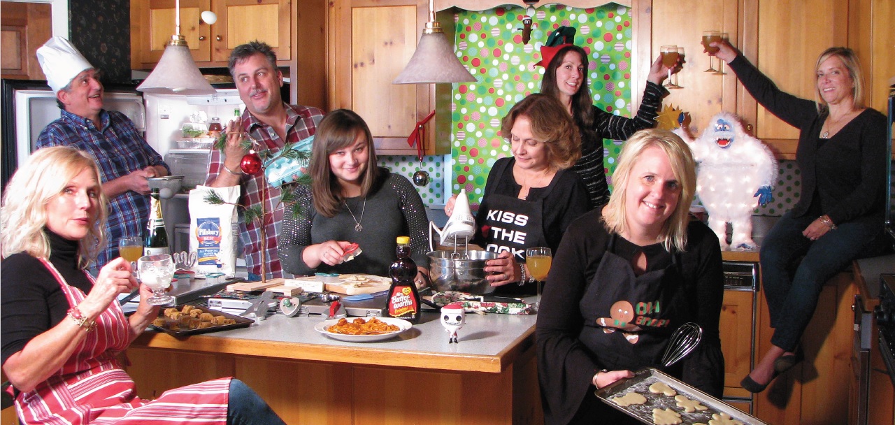 The Simon Group holiday baking scene